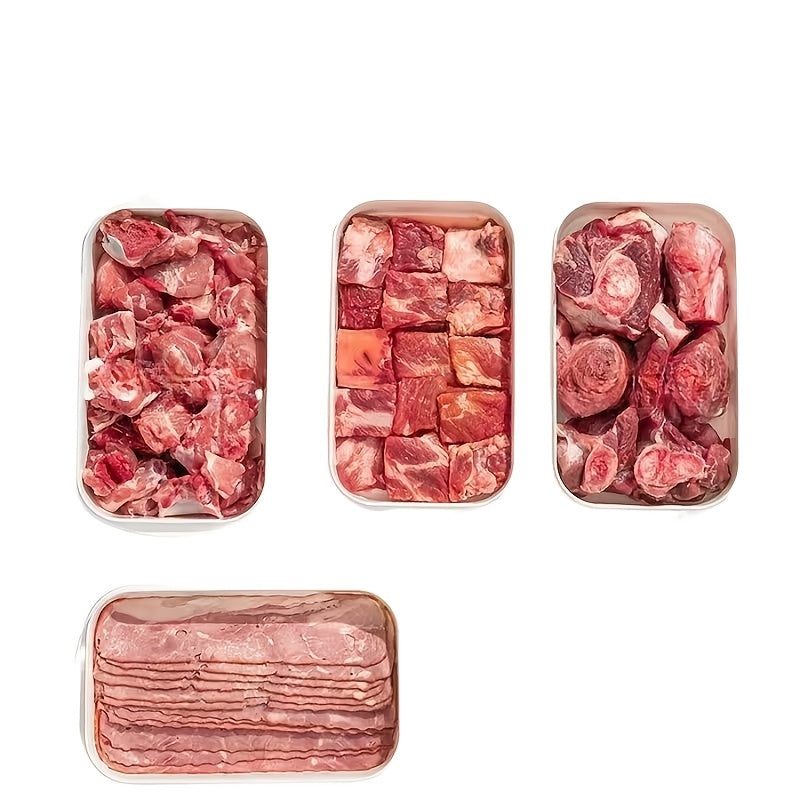 800ML Food Grade PP Food Storage Containers, Freezer & Microwave Safe Meat Storage Box, Stackable Airtight Fridge Organizer for Raw Meat, Vegetables, Meal Prep Kitchen Container
