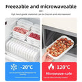 800ML Food Grade PP Food Storage Containers, Freezer & Microwave Safe Meat Storage Box, Stackable Airtight Fridge Organizer for Raw Meat, Vegetables, Meal Prep Kitchen Container